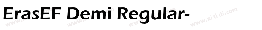 ErasEF Demi Regular字体转换